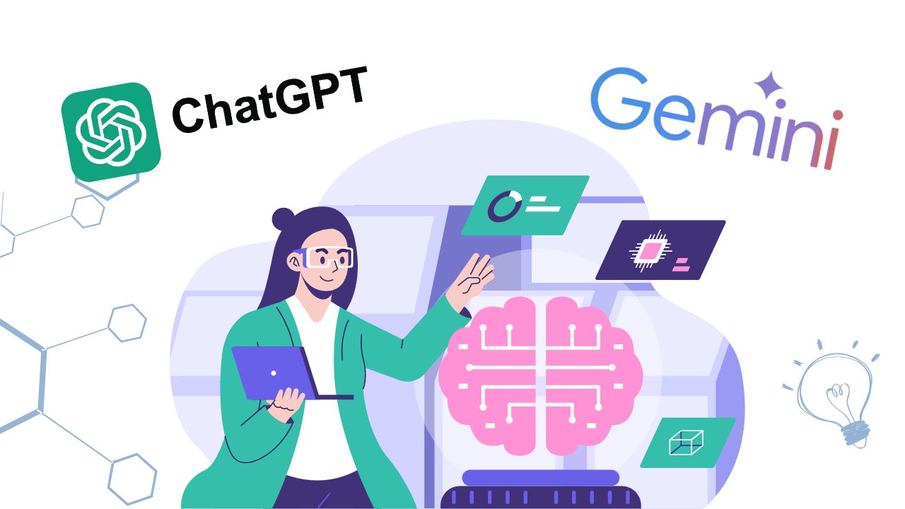 Inteligência Artificial ChatGPT vs Gemini no Marketing Digital